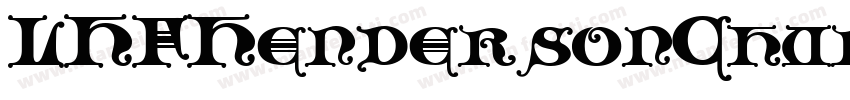 LHFHendersonChurch R字体转换